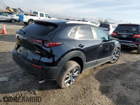 2023 Mazda CX-30 S Preferred with VIN 3MVDMBCM5PM523729, listed as a Copart auction lot 46171885 with 10,405 mi miles and Salvage title. Bid and sale history available at DreamBid. Image 3.