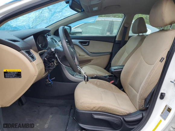 2013 Hyundai Elantra Limited PZEV with VIN 5NPDH4AE6DH178998, listed as a Copart auction lot 51483005 with 183,314 mi miles and Salvage Title. Bid and sale history available at carsss.com. Image 7.