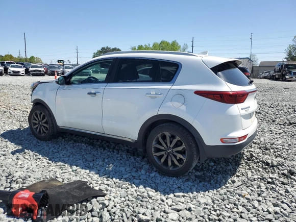 2018 Kia Sportage EX with VIN KNDPN3AC2J7478603, listed as a Copart auction lot 52499405 with 93,657 mi miles and Salvage title. Bid and sale history available at DreamBid. Image 2.