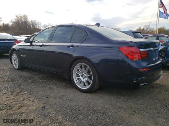 2013 BMW 7 Series 750i xDrive with VIN WBAYB6C50DC998207, listed as a Copart auction lot 78645014 with 132,084 mi miles and Clean Title. Bid and sale history available at carsss.com. Image 2.