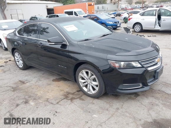 2017 Chevrolet Impala LT with VIN 1G1105SAXHU178101, listed as a IAAI auction lot 41879917 with 151,159 mi miles and . Bid and sale history available at DreamBid. Image 1.