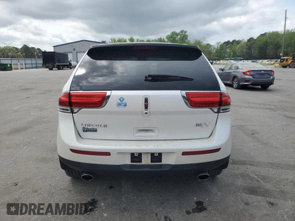 2013 Lincoln MKX with VIN 2LMDJ6JKXDBL12879, listed as a Copart auction lot 51145175 with 128,142 mi miles and Salvage Title. Bid and sale history available at carsss.com. Image 6.