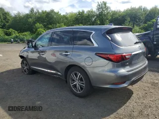 2019 Infiniti QX60 Pure with VIN 5N1DL0MM6KC562021, listed as a Copart auction lot 63622235 with 52,556 mi miles and Clean title. Bid and sale history available at DreamBid. Image 2.