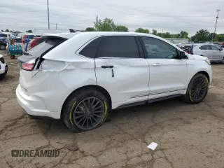 2020 Ford Edge Titanium with VIN 2FMPK3K99LBB10615, listed as a Copart auction lot 62351625 with 52,461 mi miles and Non repairable. Bid and sale history available at DreamBid. Image 3.