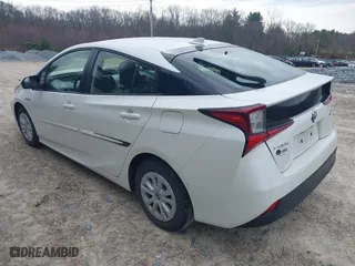 2019 Toyota Prius L Eco with VIN JTDKARFUXK3098878, listed as a IAAI auction lot 41840307 with 43,085 mi miles. Bid and sale history available at carsss.com. Image 3.