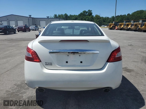 2011 Nissan Maxima SV with VIN 1N4AA5APXBC826940, listed as a Copart auction lot 57809935 with Not provided miles and Salvage title. Bid and sale history available at DreamBid. Image 6.