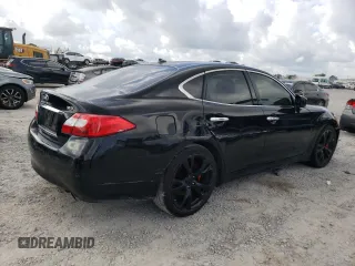 2013 Infiniti M with VIN JN1BY1AP8DM510147, listed as a Copart auction lot 58264055 with Not provided miles and Salvage title. Bid and sale history available at DreamBid. Image 3.