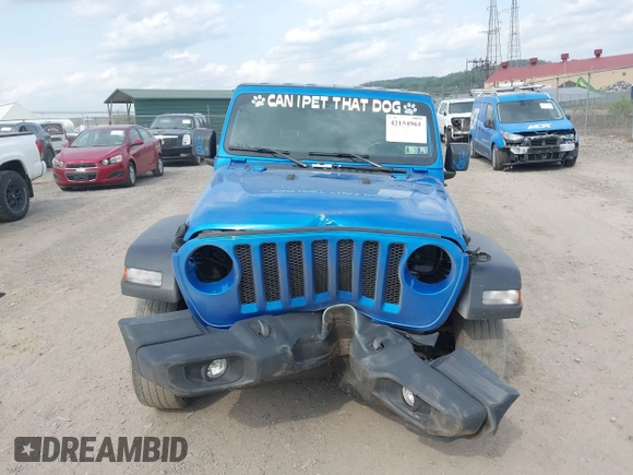 2023 Jeep Wrangler Sport with VIN 1C4HJXDG5PW530309, listed as a IAAI auction lot 42154961 with 29,846 mi miles and . Bid and sale history available at DreamBid. Image 13.