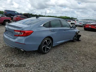 2021 Honda Accord Sport with VIN 1HGCV2F30MA029866, listed as a Copart auction lot 58736855 with 28,216 mi miles and Salvage title. Bid and sale history available at DreamBid. Image 3.