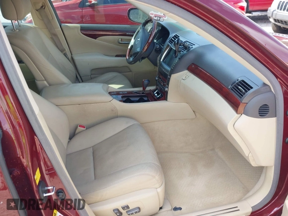 2008 Lexus LS 460 with VIN JTHBL46F785081076, listed as a IAAI auction lot 42165500 with 90,956 mi miles and . Bid and sale history available at DreamBid. Image 5.