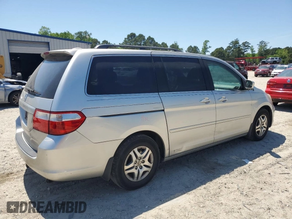 2007 Honda Odyssey EX-L with VIN 5FNRL38707B144337, listed as a Copart auction lot 54353345 with 177,322 mi miles and Salvage Title. Bid and sale history available at DreamBid. Image 3.