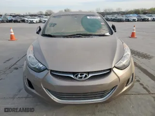 2013 Hyundai Elantra GLS PZEV with VIN 5NPDH4AE5DH351698, listed as a Copart auction lot 50455445 with 0 mi miles and Clean Title. Bid and sale history available at carsss.com. Image 5.