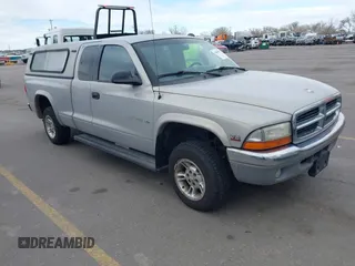 1999 Dodge Dakota SLT with VIN 1B7GG22YXXS255021, listed as a IAAI auction lot 41809325 with 204,352 mi miles and . Bid and sale history available at carsss.com. Image 1.