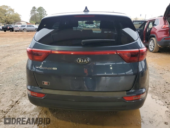 2017 Kia Sportage LX with VIN KNDPM3AC6H7208352, listed as a Copart auction lot 50790265 with 128,055 mi miles and Salvage Title. Bid and sale history available at carsss.com. Image 6.