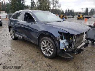 2018 Mazda CX-9 Grand Touring with VIN JM3TCBDY0J0221445, listed as a Copart auction lot 46353775 with 56,039 mi miles and Salvage Title. Bid and sale history available at carsss.com. Image 4.