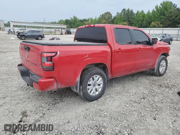 2023 Nissan Frontier SV with VIN 1N6ED1EJ1PN637734, listed as a Copart auction lot 57249355 with Not provided miles and Salvage title. Bid and sale history available at DreamBid. Image 3.