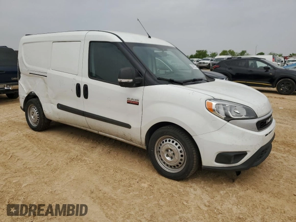 2022 Ram ProMaster City Cargo Tradesman with VIN ZFBHRFAB4N6Y48546, listed as a Copart auction lot 50493215 with 21,531 mi miles and Salvage title. Bid and sale history available at DreamBid. Image 4.