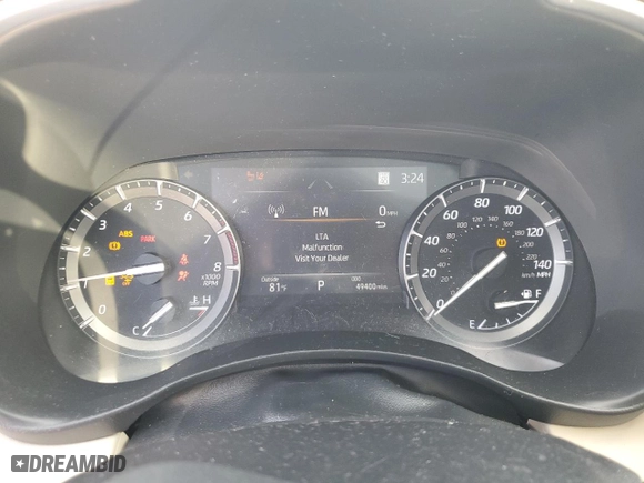 2020 Toyota Highlander XLE with VIN 5TDGZRAH1LS023866, listed as a Copart auction lot 43802315 with 49,400 mi miles and Salvage Title. Bid and sale history available at carsss.com. Image 9.