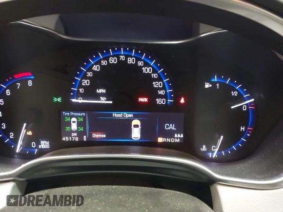 2015 Cadillac SRX Luxury Collection with VIN 3GYFNBE38FS596318, listed as a IAAI auction lot 42119660 with 45,178 mi miles. Bid and sale history available at carsss.com. Image 7.