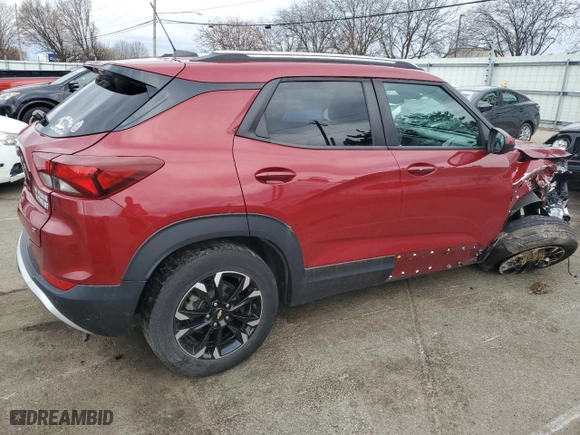 2021 Chevrolet TrailBlazer LT with VIN KL79MPSL1MB090391, listed as a Copart auction lot 50311425 with 89,139 mi miles and Salvage Title. Bid and sale history available at carsss.com. Image 3.