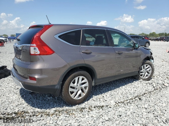 2015 Honda CR-V EX with VIN 3CZRM3H58FG706855, listed as a Copart auction lot 52007105 with 28,544 mi miles and Salvage Title. Bid and sale history available at carsss.com. Image 3.