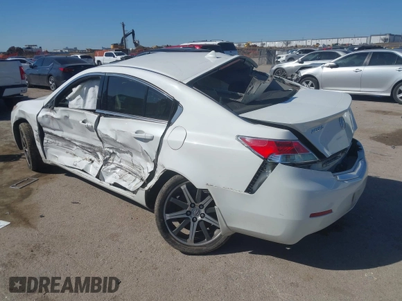 2012 Acura TL Tech Auto with VIN 19UUA8F54CA025791, listed as a IAAI auction lot 41770964 with 1 mi miles. Bid and sale history available at carsss.com. Image 3.