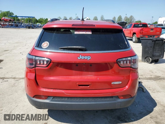 2021 Jeep Compass Altitude with VIN 3C4NJCBB5MT505916, listed as a Copart auction lot 55589895 with 162,239 mi miles and Clean title. Bid and sale history available at DreamBid. Image 6.