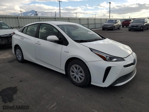2019 Toyota Prius L Eco with VIN JTDKARFU6K3074769, listed as a Copart auction lot 89155335 with 64,507 mi miles and Salvage Title. Bid and sale history available at carsss.com. Image 4.