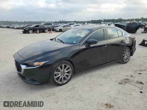 2021 Mazda 3 Select with VIN 3MZBPABL6MM253616, listed as a Copart auction lot 53560275 with 49,210 mi miles and Salvage Title. Bid and sale history available at DreamBid. Image 1.