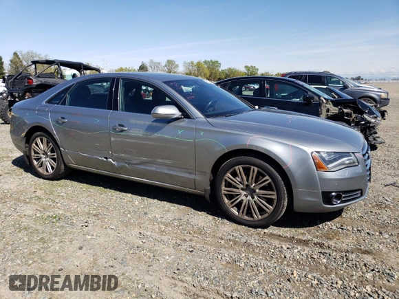 2013 Audi A8 3.0L z VIN WAUAGAFD8DN033639, wystawiony jako Copart lot #50001435 z przebiegiem 192 919 mil mil oraz Szkoda całkowita • Salvage title. Historia ofert i sprzedaży dostępna na DreamBid. Obrazek 4.