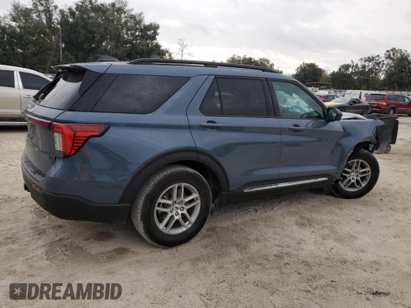 2025 Ford Explorer Active with VIN 1FMUK7DHXSGA16958, listed as a Copart auction lot 84375464 with 1,876 mi miles and Non Repairable. Bid and sale history available at carsss.com. Image 3.