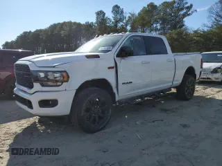 2022 Ram 2500 Big Horn with VIN 3C6UR5DJ8NG294488, listed as a Copart auction lot 47257305 with 26,942 mi miles and Salvage Title. Bid and sale history available at carsss.com. Image 1.