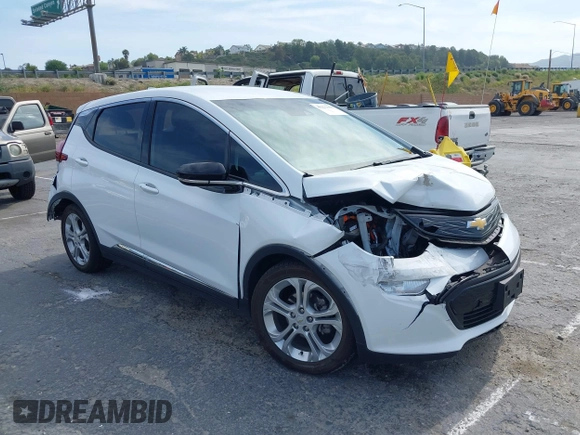 2020 Chevrolet Bolt EV LT z VIN 1G1FY6S06L4129658, wystawiony jako IAAI lot #42372460 z przebiegiem 43 417 mil mil oraz . Historia ofert i sprzedaży dostępna na DreamBid. Obrazek 1.