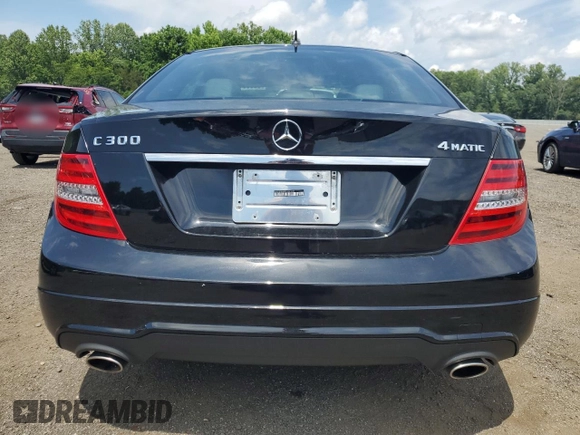 2013 Mercedes-Benz C 300 Sport with VIN WDDGF8AB9DR281282, listed as a Copart auction lot 62653125 with 128,227 mi miles and Salvage title. Bid and sale history available at DreamBid. Image 6.