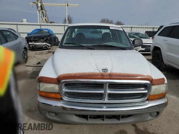2001 Dodge Dakota Sport with VIN 1B7GL22N31S250879, listed as a Copart auction lot 47322845 with 207,334 mi miles and Salvage Title. Bid and sale history available at carsss.com. Image 5.