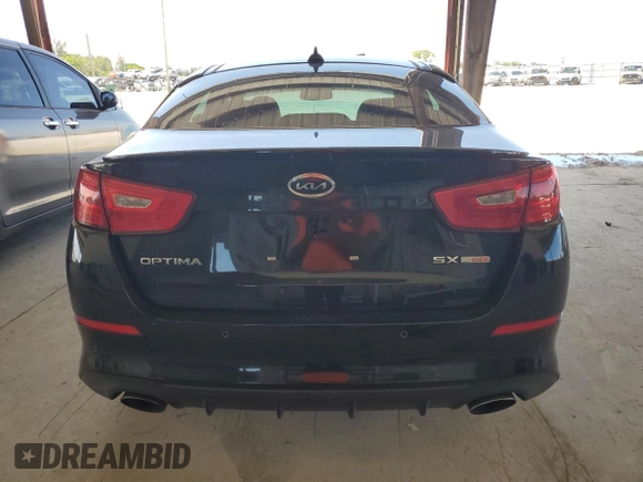 2014 Kia Optima SX Turbo with VIN 5XXGR4A64EG295446, listed as a Copart auction lot 61931635 with 142,040 mi miles and Clean title. Bid and sale history available at DreamBid. Image 6.