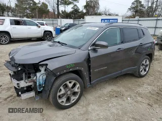 2021 Jeep Compass Limited with VIN 3C4NJCCB2MT522588, listed as a Copart auction lot 88966345 with 72,161 mi miles and Salvage Title. Bid and sale history available at carsss.com. Image 1.