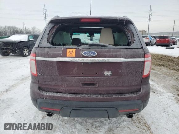 2011 Ford Explorer XLT with VIN 1FMHK7D83BGA41895, listed as a Copart auction lot 87130434 with Not Provided miles and Salvage Title. Bid and sale history available at carsss.com. Image 6.