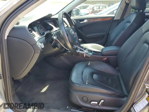 2014 Audi A4 Premium Plus with VIN WAUHFAFL9EN013443, listed as a Copart auction lot 58468394 with 149,965 mi miles and Salvage title. Bid and sale history available at DreamBid. Image 7.