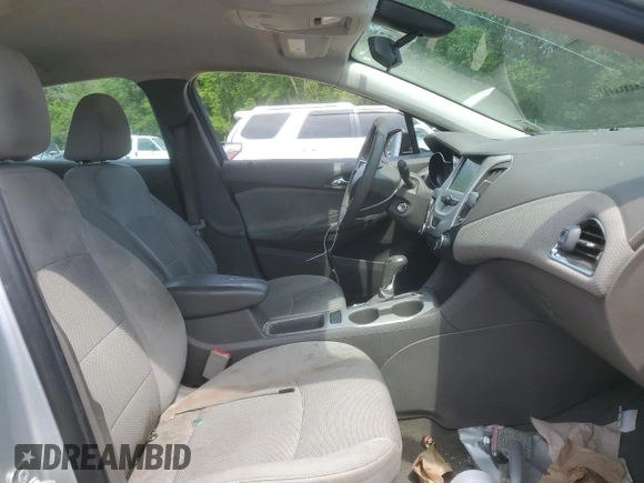 2018 Chevrolet Cruze LS with VIN 1G1BC5SM2J7150271, listed as a Copart auction lot 51698945 with 124,253 mi miles and Salvage Title. Bid and sale history available at DreamBid. Image 7.