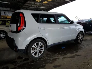 2014 Kia Soul + with VIN KNDJP3A52E7062879, listed as a Copart auction lot 48993625 with 57,892 mi miles and Salvage Title. Bid and sale history available at carsss.com. Image 3.