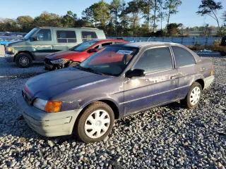 1997 Toyota Tercel CE z VIN JT2AC52L3V0246377, wystawiony jako Copart lot #81722444 z przebiegiem 160 919 mil mil oraz Tytuł czysty. Historia ofert i sprzedaży dostępna na DreamBid. Obrazek 1.