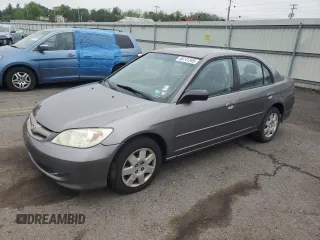 2004 Honda Civic LX z VIN 2HGES16524H630629, wystawiony jako Copart lot #55741345 z przebiegiem 128 216 mil mil oraz Czysty tytuł • Clean title. Historia ofert i sprzedaży dostępna na DreamBid. Obrazek 1.
