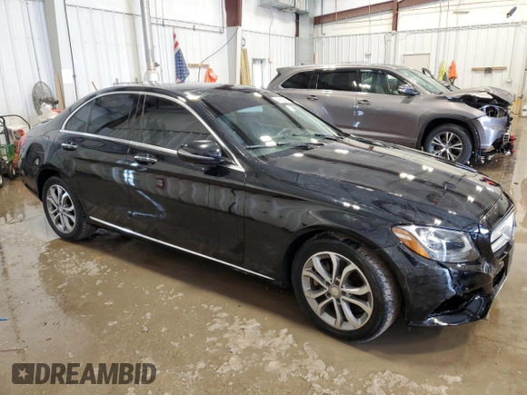 2016 Mercedes-Benz C 300 Luxury with VIN 55SWF4KB0GU104416, listed as a Copart auction lot 44565605 with 82,164 mi miles and Non Repairable. Bid and sale history available at carsss.com. Image 4.