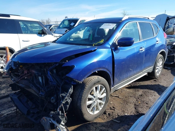 2017 Nissan Rogue S with VIN JN8AT2MV2HW005016, listed as a IAAI auction lot 41688477 with 80,739 mi miles. Bid and sale history available at carsss.com. Image 18.