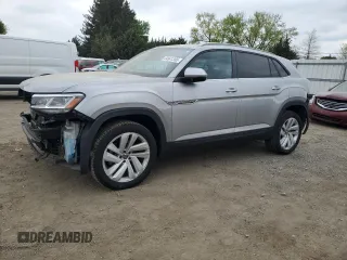 2021 Volkswagen Atlas SE z VIN 1V2KE2CA5MC205519, wystawiony jako Copart lot #54541355 z przebiegiem 60 751 mil mil oraz Szkoda całkowita • Salvage title. Historia ofert i sprzedaży dostępna na DreamBid. Obrazek 1.