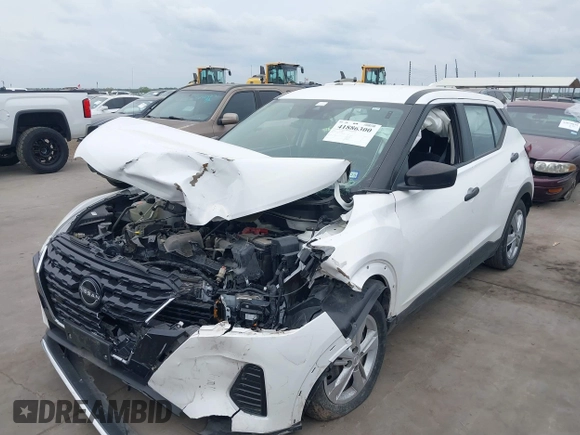 2022 Nissan Kicks S with VIN 3N1CP5BV7NL524872, listed as a IAAI auction lot 41886300 with 24,111 mi miles. Bid and sale history available at carsss.com. Image 16.