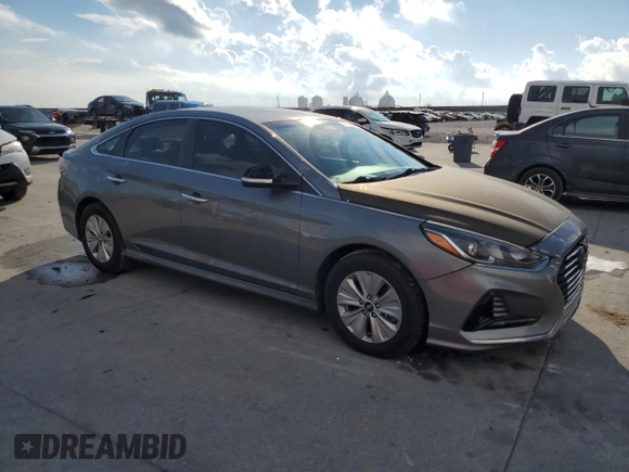 2018 Hyundai Sonata Hybrid SE with VIN KMHE24L36JA077542, listed as a Copart auction lot 73154244 with 115,783 mi miles and Clean Title. Bid and sale history available at carsss.com. Image 4.