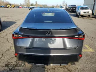 2024 Lexus IS 350 F Sport with VIN JTHGZ1E29R5033467, listed as a Copart auction lot 84226104 with 6,999 mi miles and Salvage title. Bid and sale history available at DreamBid. Image 6.