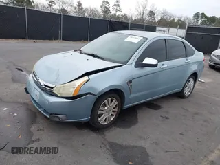 2008 Ford Focus SE with VIN 1FAHP35N78W270569, listed as a IAAI auction lot 38518647 with 173,674 mi miles. Bid and sale history available at carsss.com. Image 17.